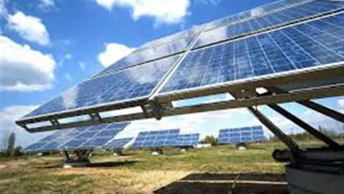 مشروع توليد الكهرباء من الطاقة الشمسية 