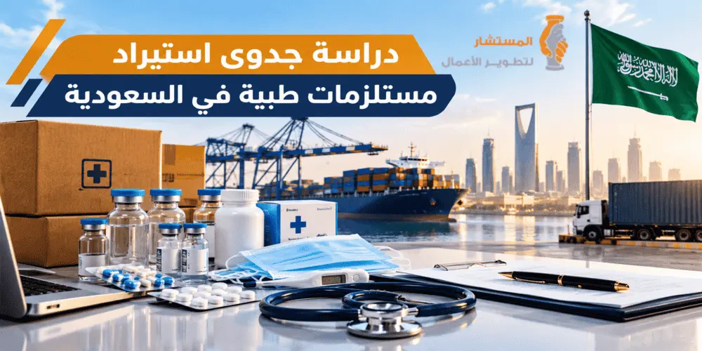 دراسة جدوى استيراد مستلزمات طبية في السعودية