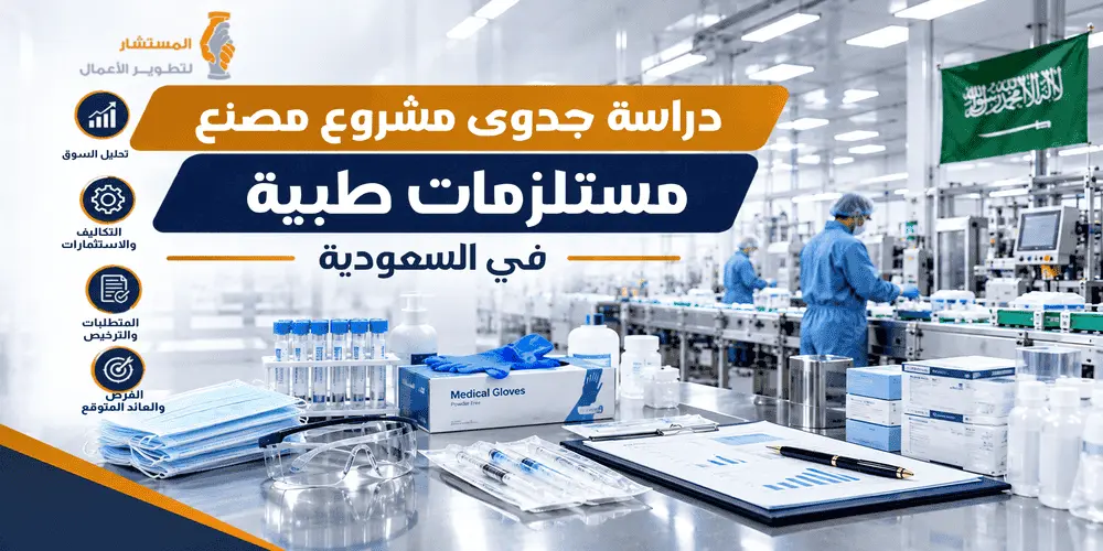 دراسة جدوى مشروع مصنع مستلزمات طبية