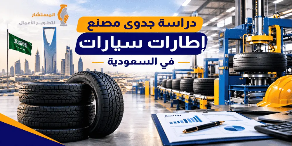 دراسة جدوى مصنع إطارات سيارات