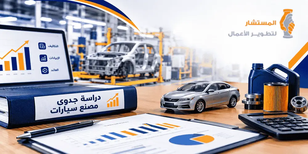 دراسة جدوى مصنع سيارات